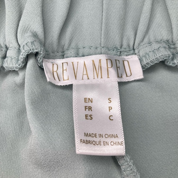 Revamped Paper Bag Short | Size S | Green Turquoise - Picture 4 of 4